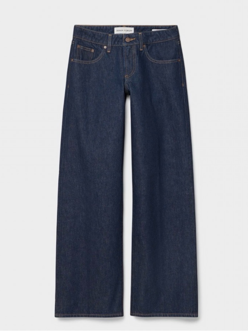 Denim Forum Wide Leg 90s Super High Rise Wide Jeans